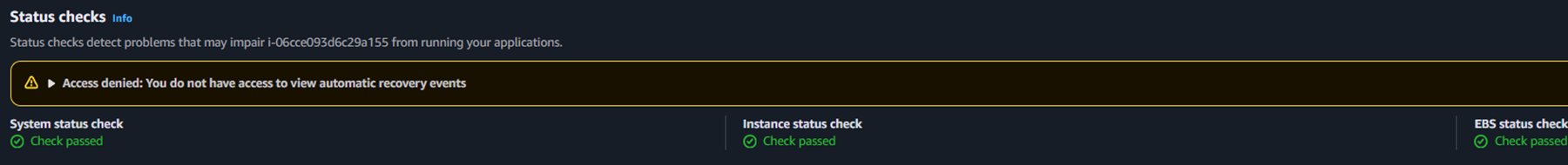 Status checks passed