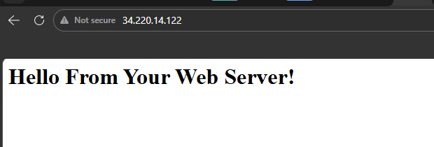 Web server accessible