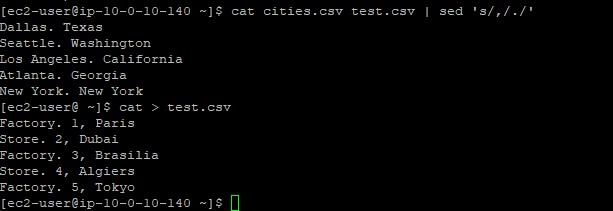 Terminal utilizing cut -d options to prune out secondary columns