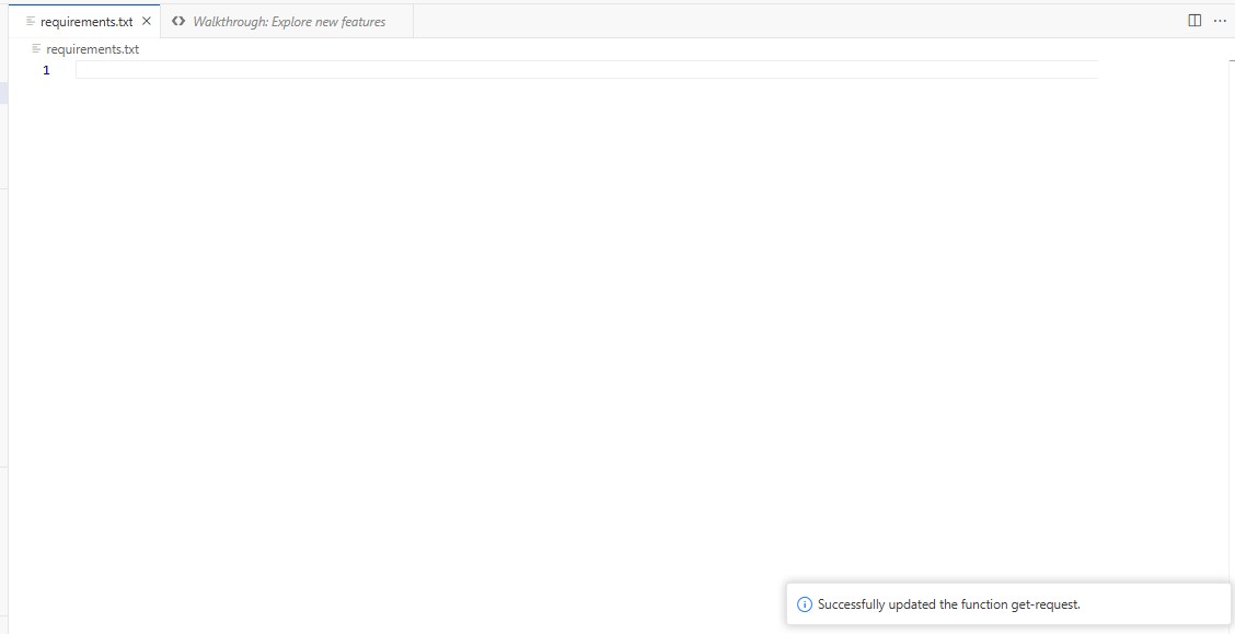 Lambda function deployed