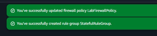 Successfully updated firewall rule array addition